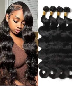 Paquetes de Cabello Humano de 12A 14 14 14 14 Pulgadas