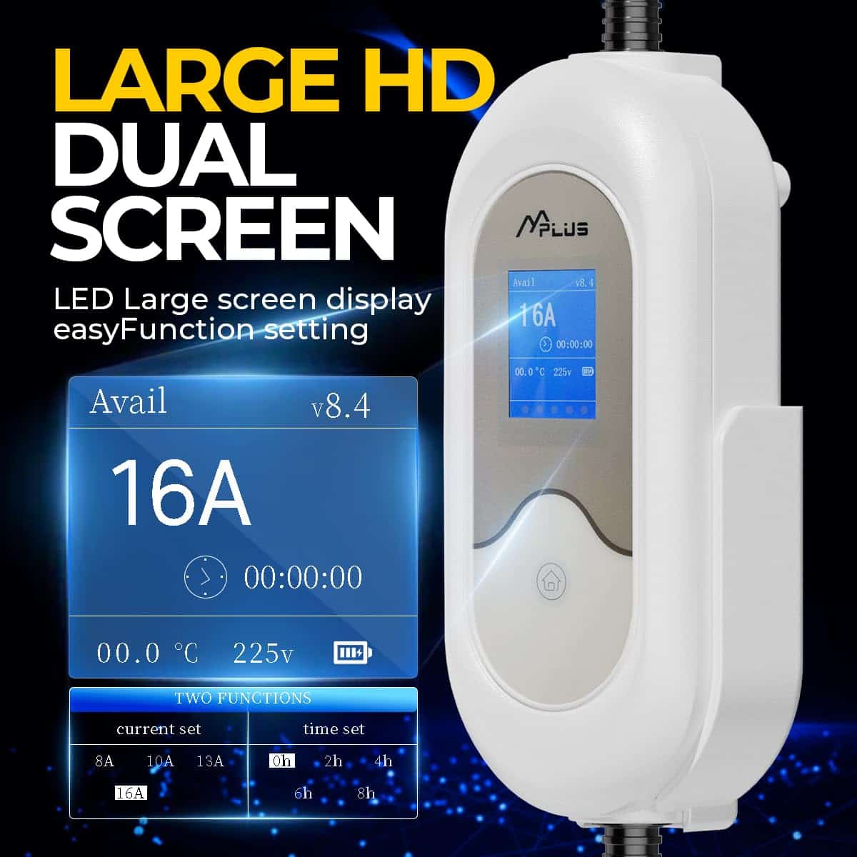 Estación de Carga de Vehículos Eléctricos Mplus 16 Amp - Imagen 3