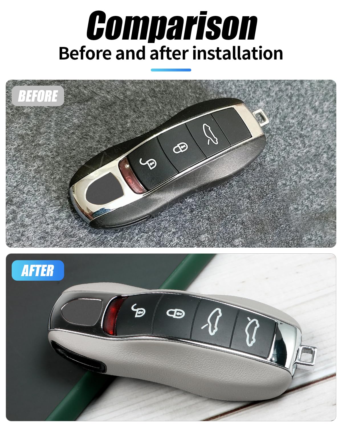 Estuche de Cuero para Llaves LIMBQS, Cubierta de Llave de - Imagen 9