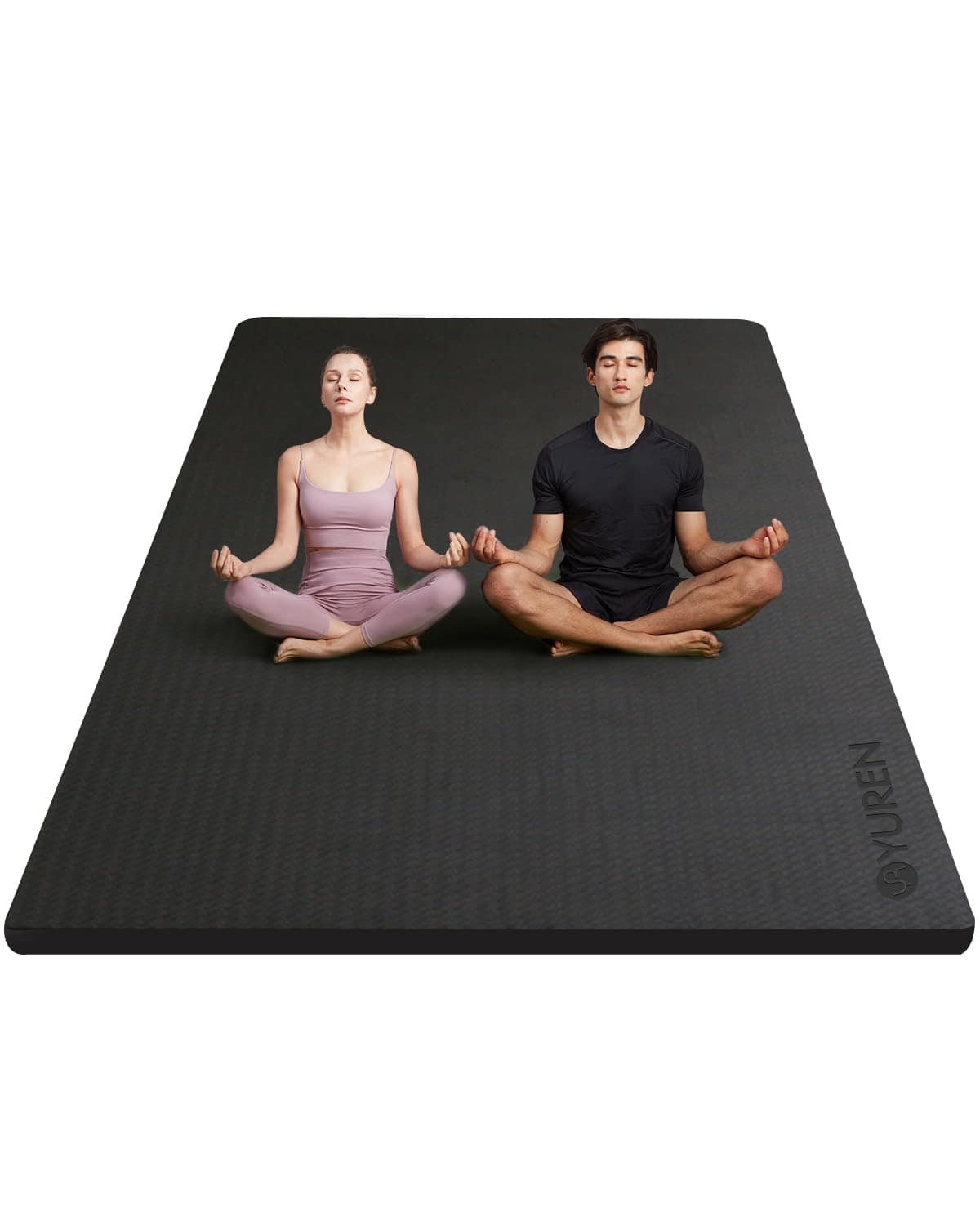 Tapete de Yoga Grande RYTMAT 78"x51" 1/2 -Negro