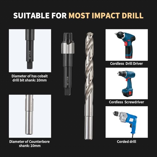 Kit de Reparación de Roscas SENNMONN M10X1.25 con Broca de - Imagen 8
