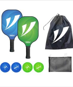 Juego de 2 paletas de pickleball de fibra de vidrio VORTExX