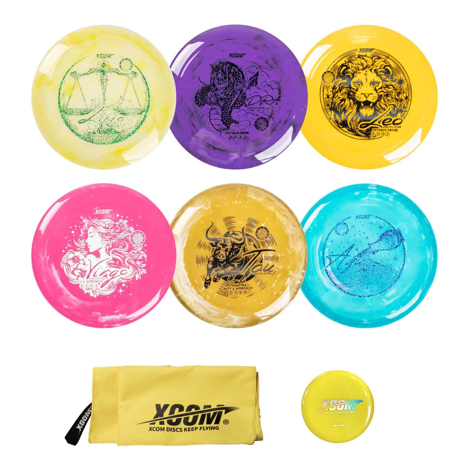 Set de Inicio de Disc Golf ONEATTACK 6 Discos Incluye