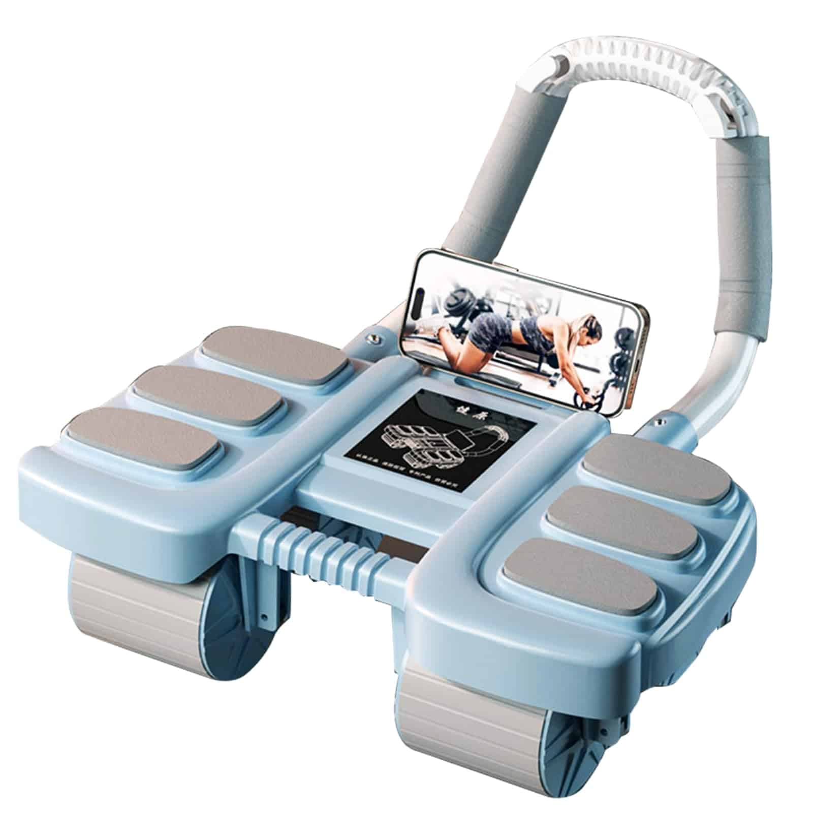 2024 Nuevo Rodillo de Rueda Abdominal con -Negro - Imagen 10