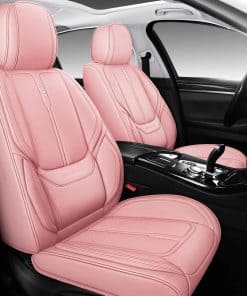 Fundas de Asiento de Coche de Cuero de Cobertura Completa