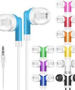 YFSFQS Audífonos para niños a granel 200 unidades con cable