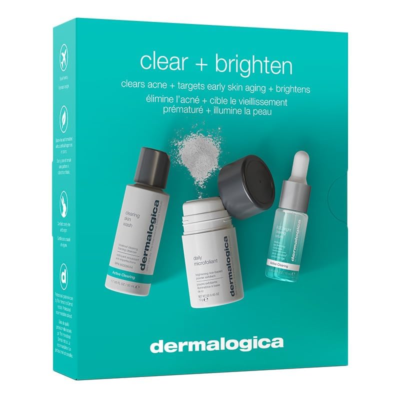 Kit Dermalogica Clear and Brighten, Set Facial de Cuidado