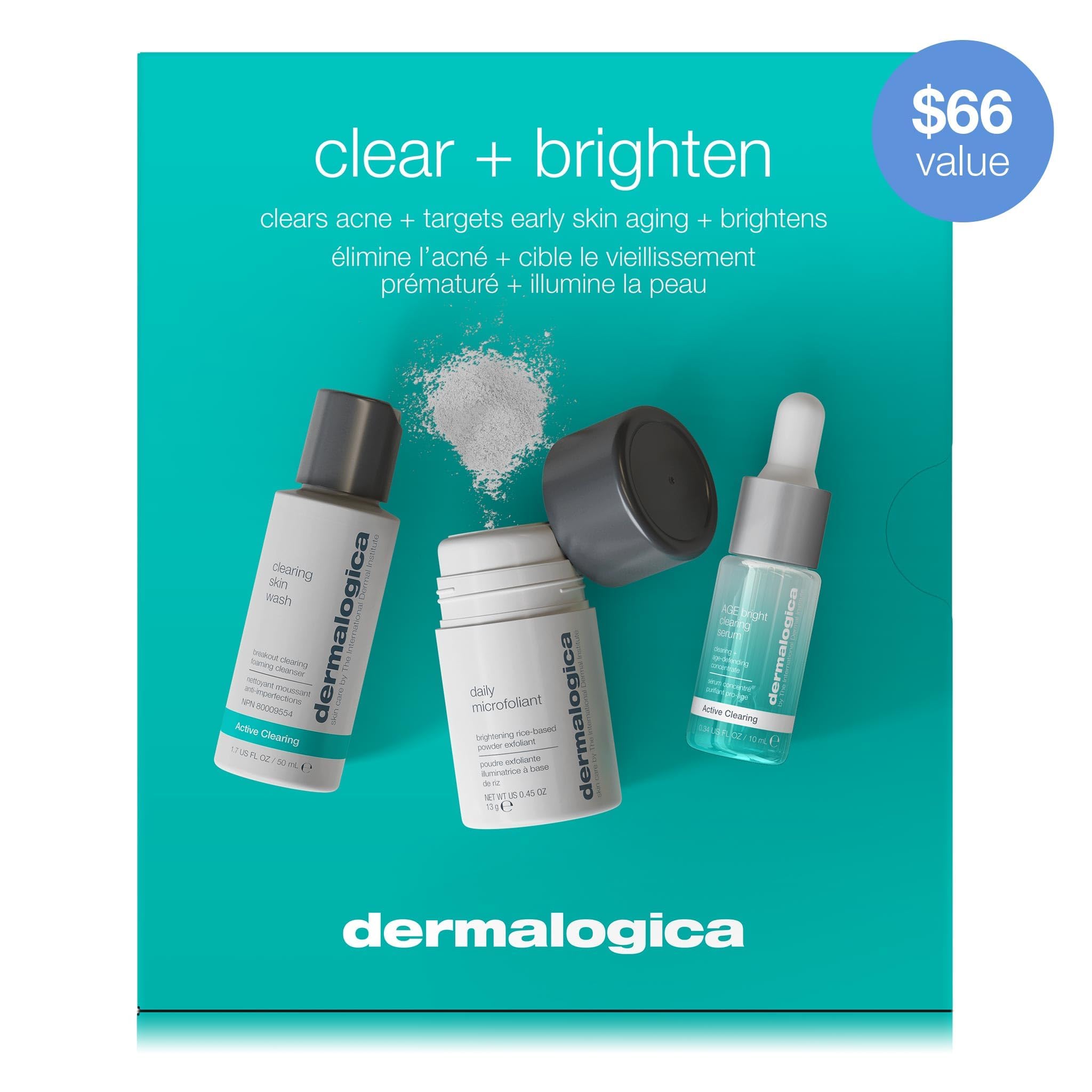 Kit Dermalogica Clear and Brighten, Set Facial de Cuidado - Imagen 4