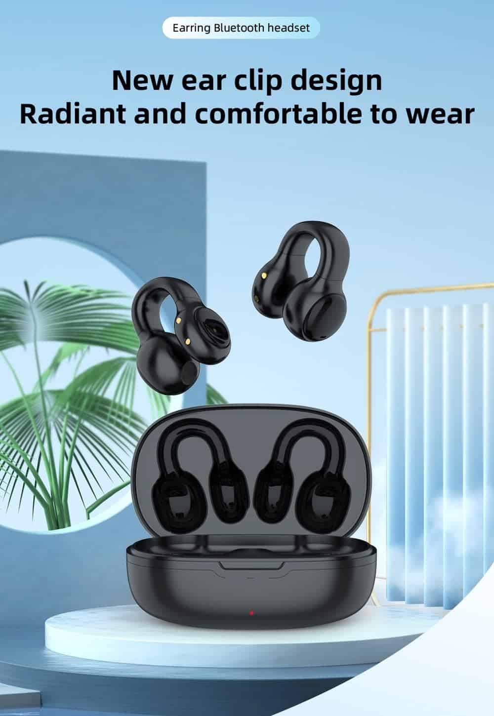 Audífonos de oído abiertos anbaole, Auriculares -Blanco - Imagen 3