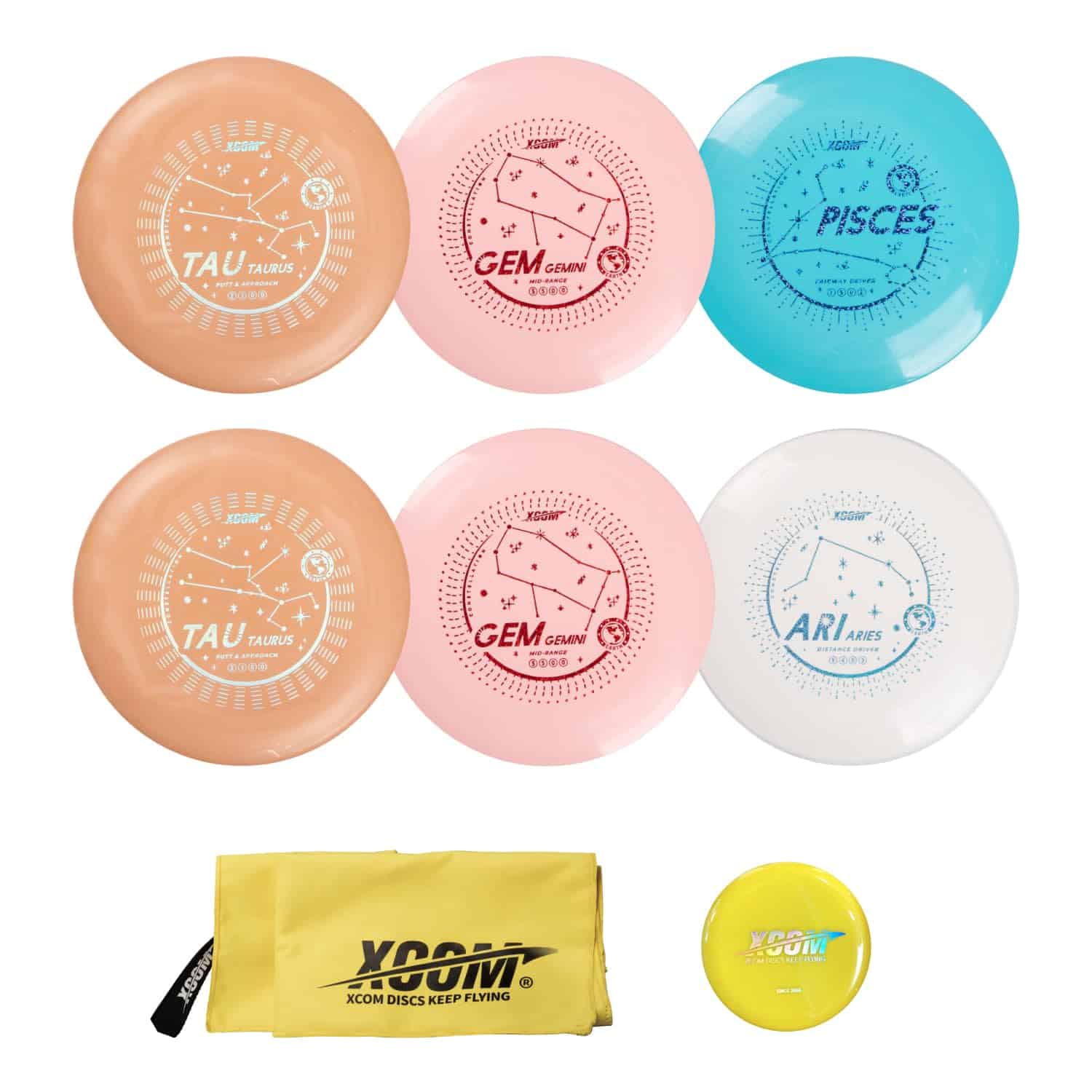 Set de Disc Golf PDGA Aprobado ONEATTACK - 6 PCS 155-178g