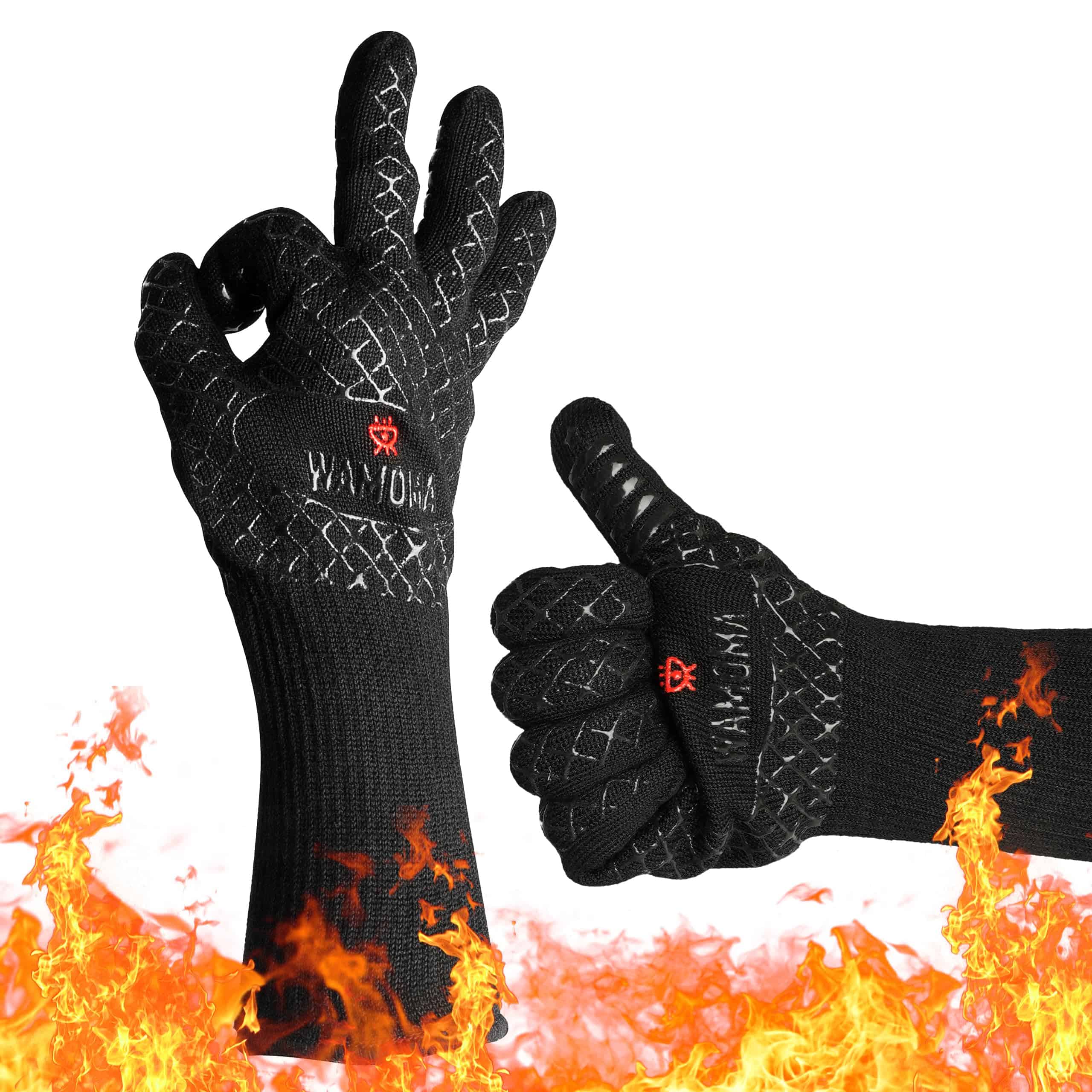 Guantes de Parrilla Resistentes al Calor Wamoma - Forro