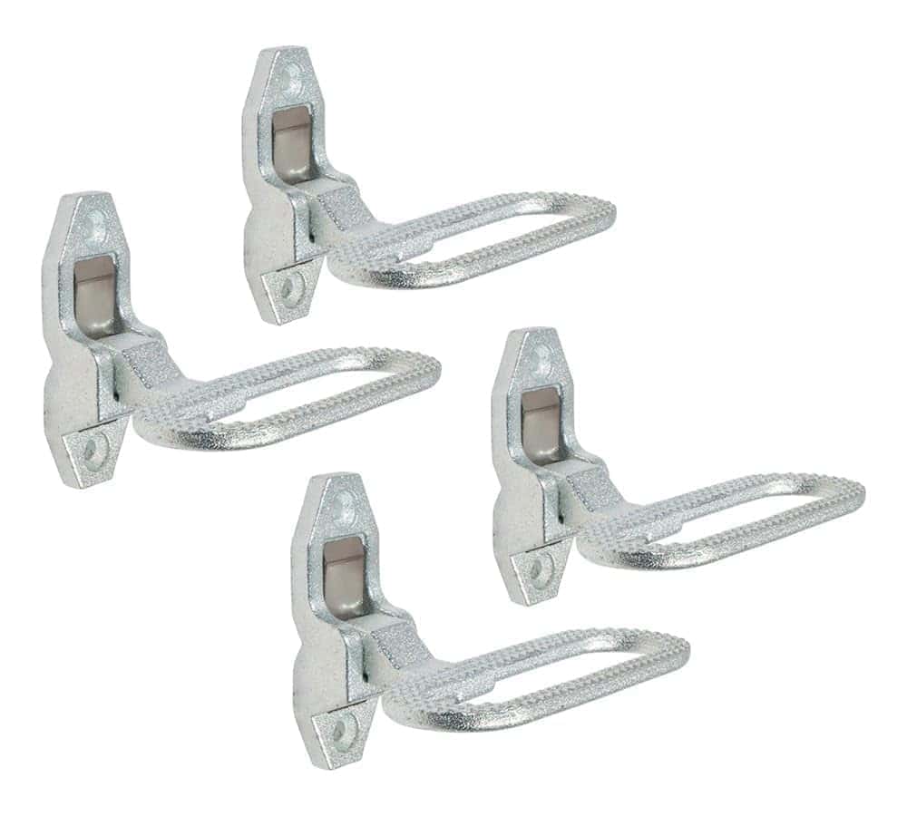 Paquete de 4 Peldaños Plegables para Remolque de Acero