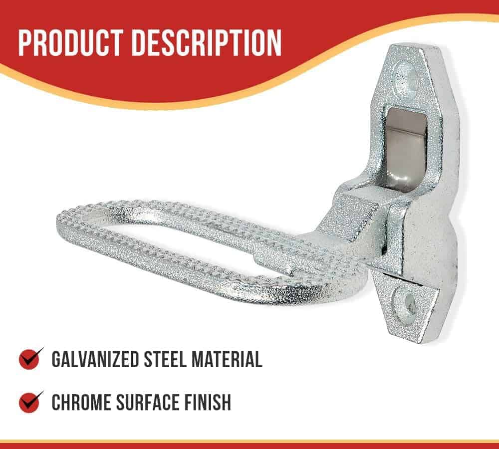 Paquete de 4 Peldaños Plegables para Remolque de Acero - Imagen 3