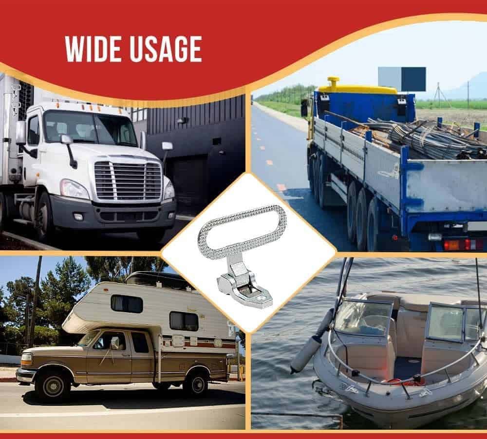 Paquete de 4 Peldaños Plegables para Remolque de Acero - Imagen 6