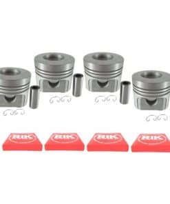 Juego de pistón + anillo STD 87mm para KUBOTA V2203-DI x 4