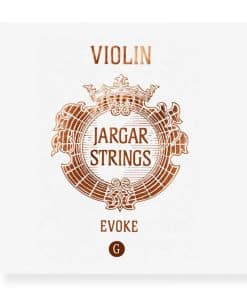 Cuerda de violín Jargar Evoke G, núcleo sintético, herida