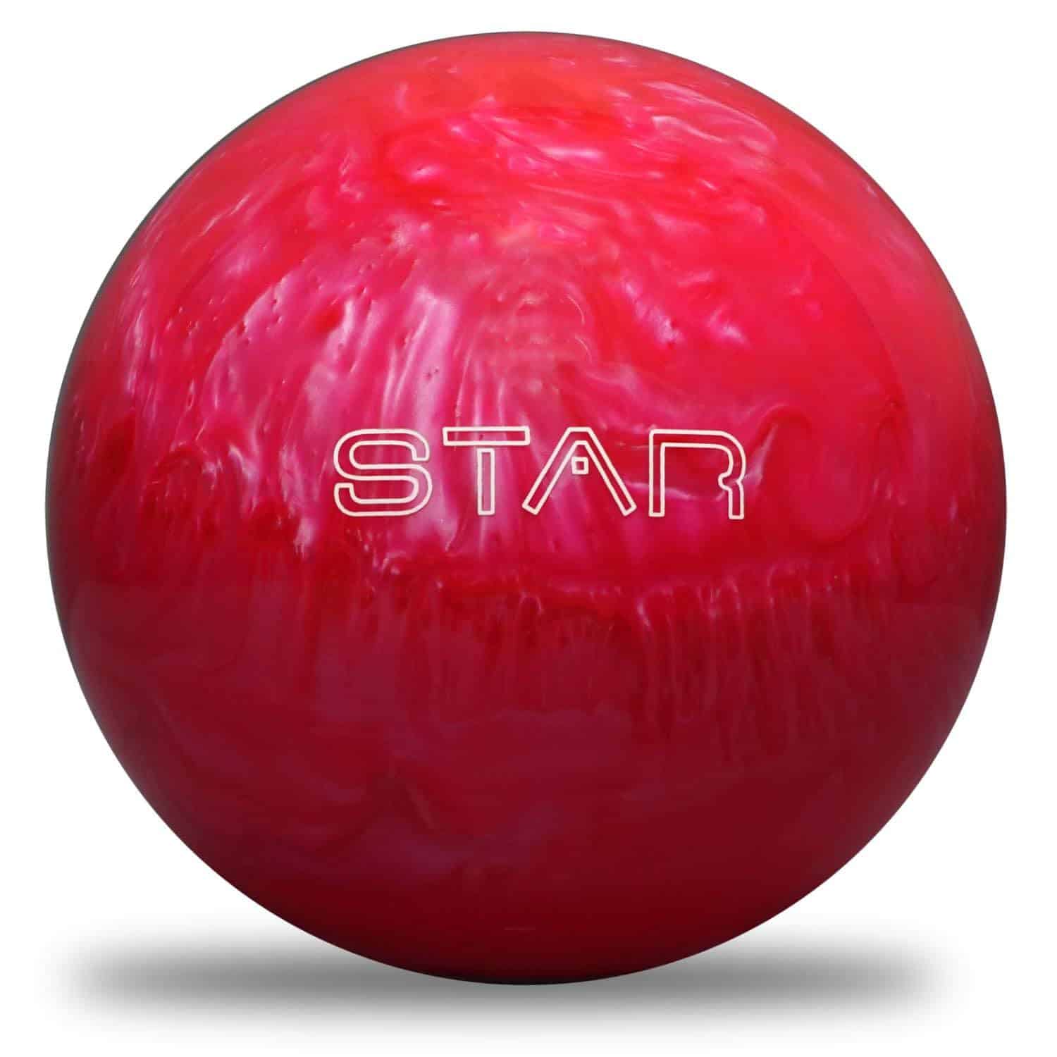 Bola de boliche ELITE Pre-Drilled Star de -Rosa Perla