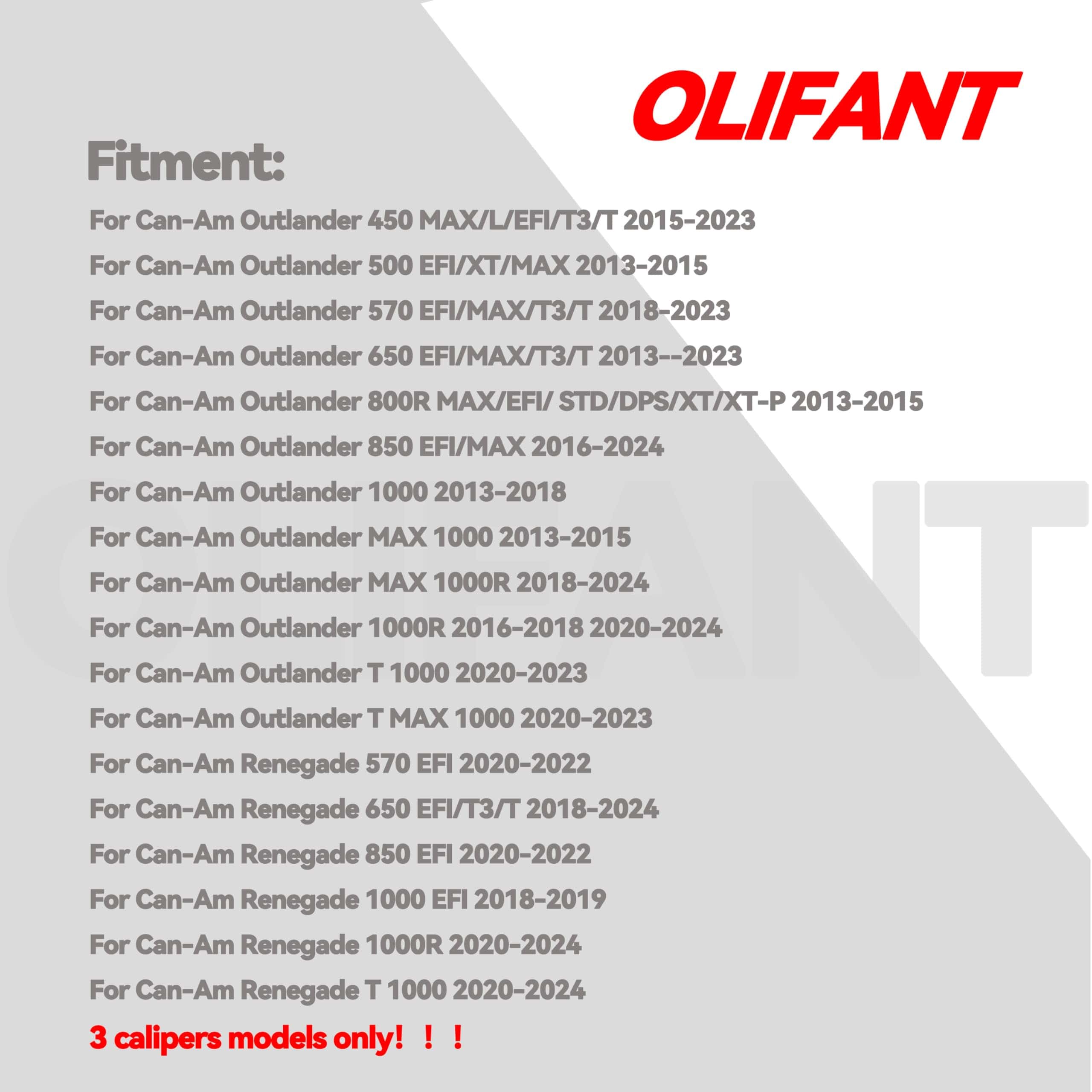 Pastillas de Freno Delanteras y Traseras para Can-Am - Imagen 3