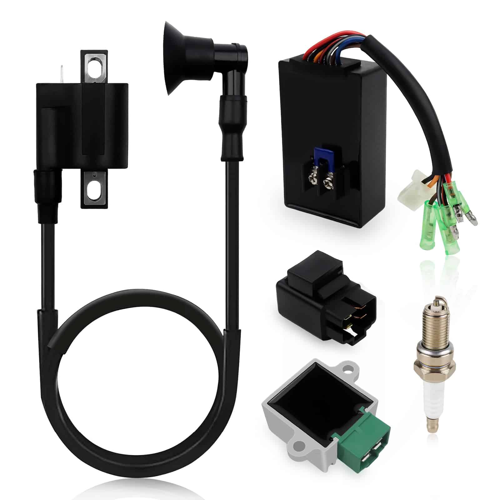 CDI Box Ignition Coil Voltage Regulator Rectifier Starter