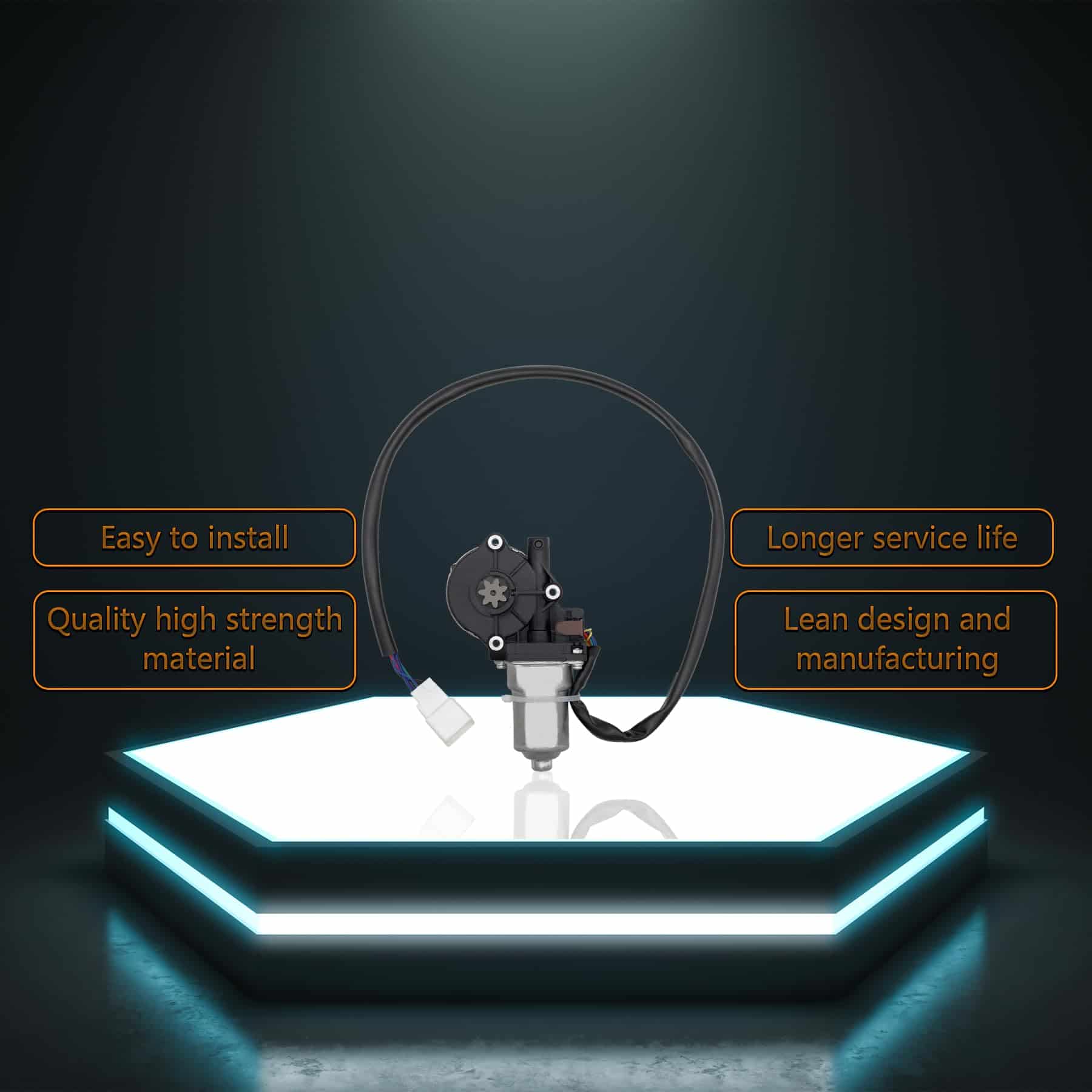 Motor de ventana eléctrica delantero izquierdo del - Imagen 6