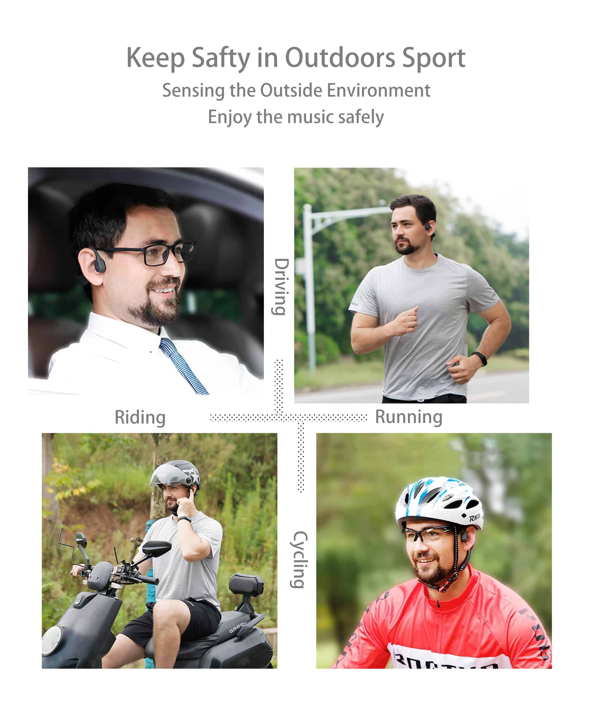 Audífonos de conducción ósea S+ - Auriculares Bluetooth - Imagen 8