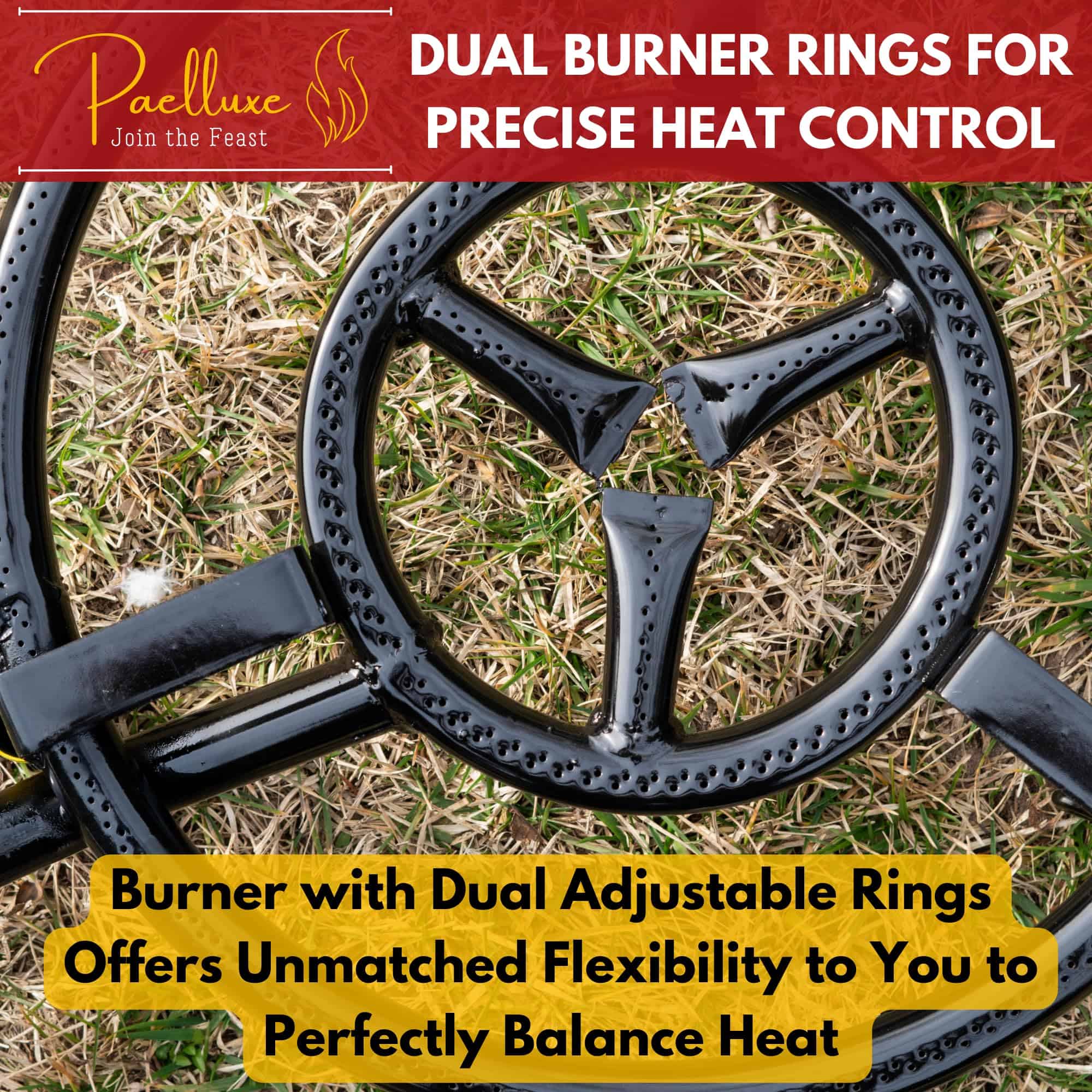 Quemador y Soporte para Paella Paelluxe de 16 Pulgadas con - Imagen 8