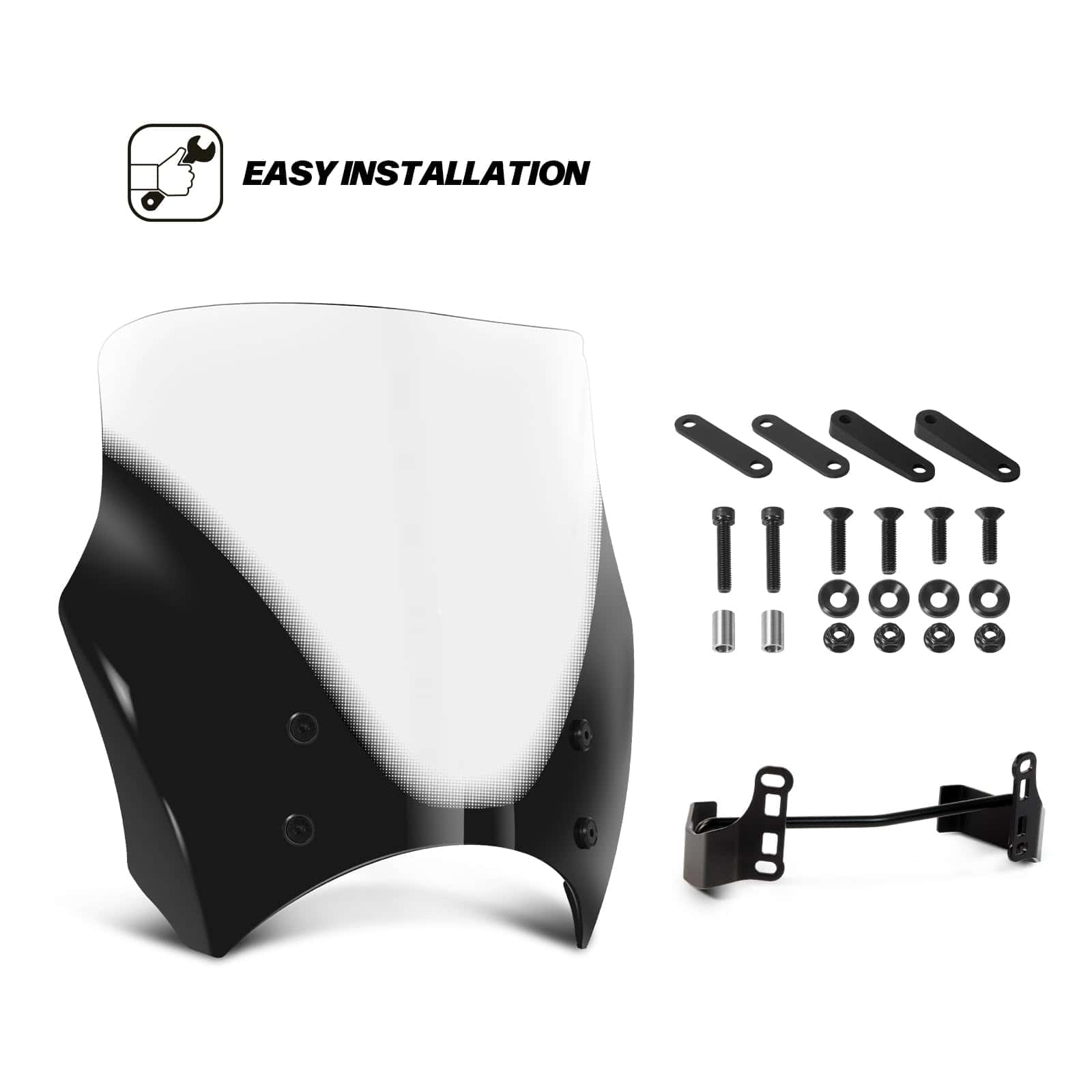 Deflector de viento para parabrisas de motocicleta VASTMT - Imagen 7