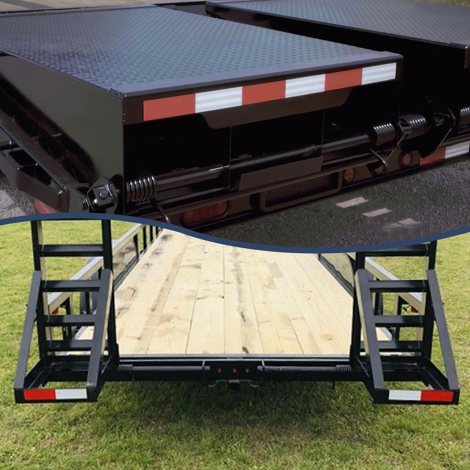 2 Pares de Resortes de Rampa para Remolque de Alta - Imagen 9