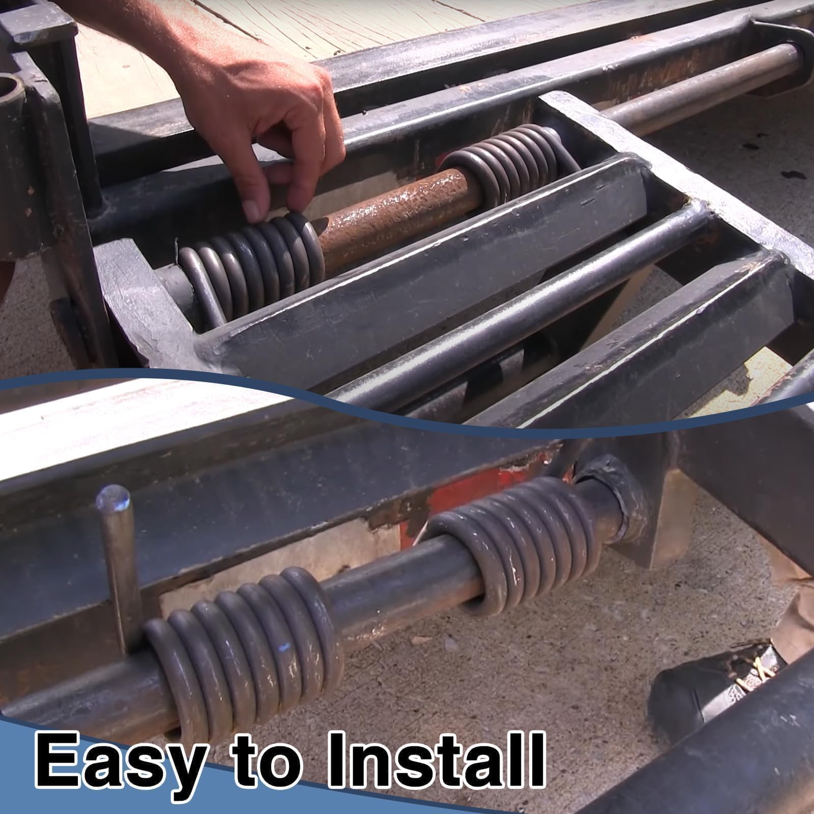 2 Pares de Resortes de Rampa para Remolque de Alta - Imagen 8