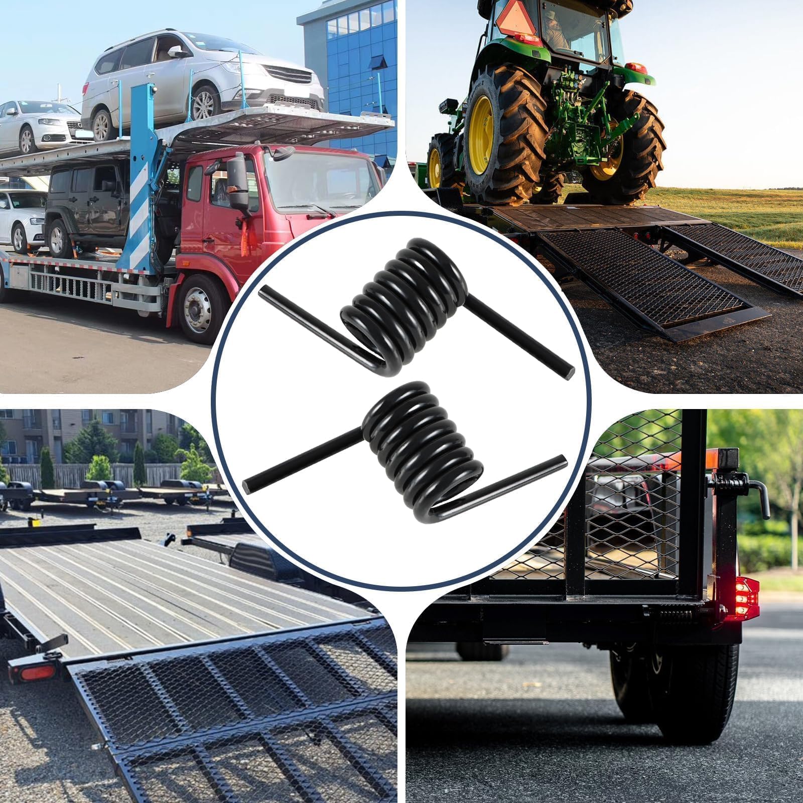 2 Pares de Resortes de Rampa para Remolque de Alta - Imagen 6