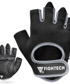 Guantes de Entrenamiento FIGHTECH para Hombres -Negro/Gris