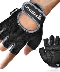 Guantes de entrenamiento FIGHTECH para hombres -Negro/Gris