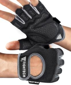 Guantes de entrenamiento FIGHTECH para hombres -Negro/Gris