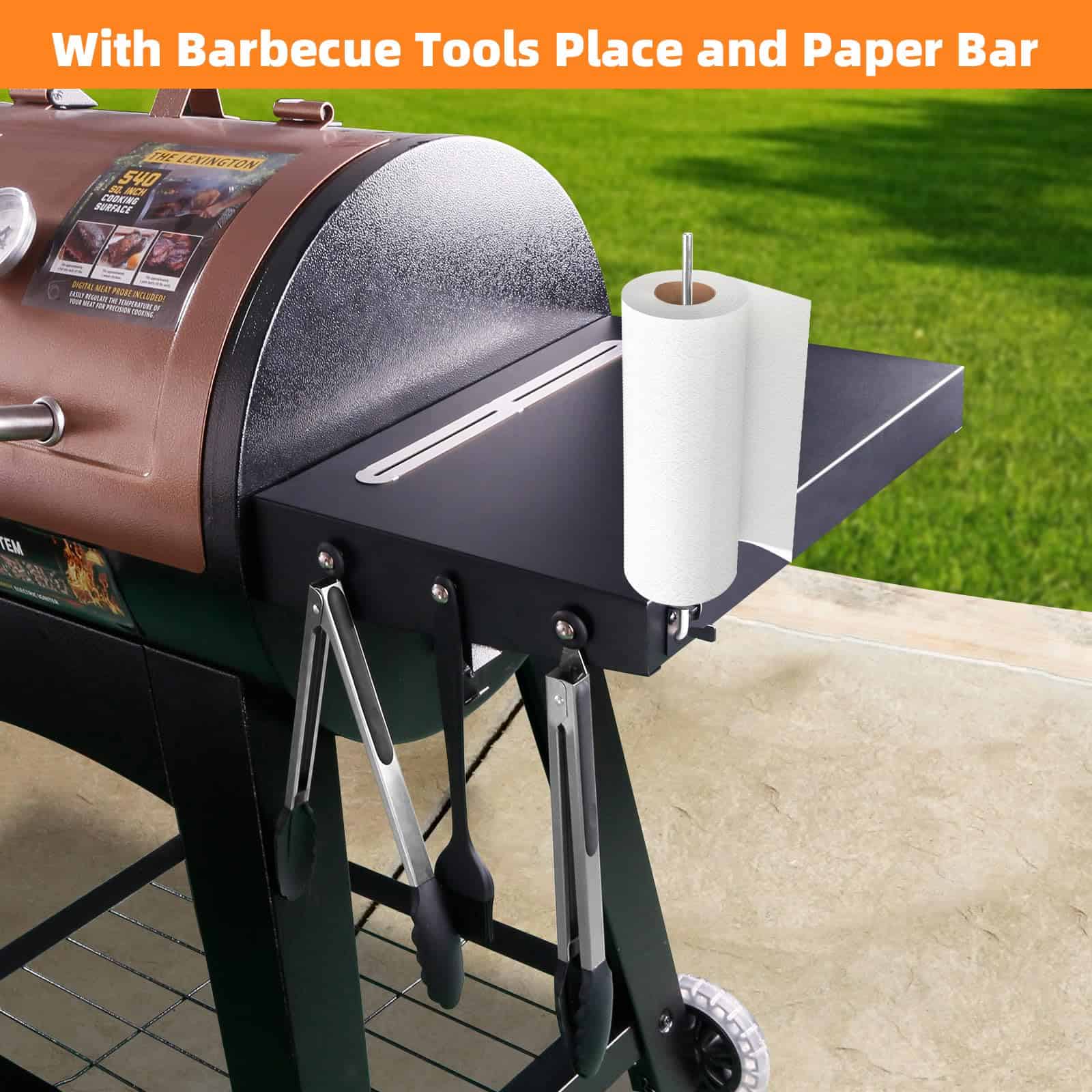 Repisa lateral para Pit Boss 71505 PB500LX1 para accesorios - Imagen 5