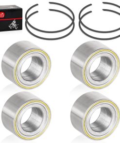 4pcs Rodamiento de Rueda Delantera Trasera & Clip para