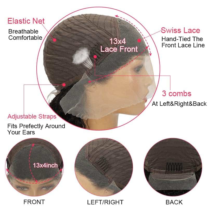 STOGEDEST 180 Densidad 13x4 Pelucas de Encaje HD Pelo - Imagen 4