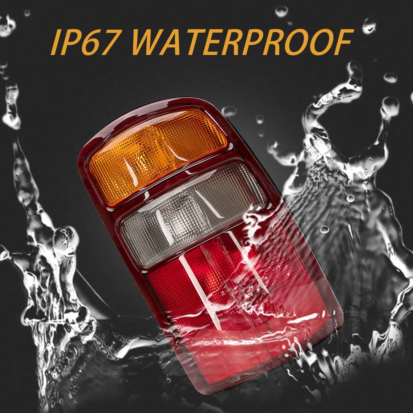 Carcasa de luz trasera MiKaFex Compatible con Chevy Tahoe - Imagen 5