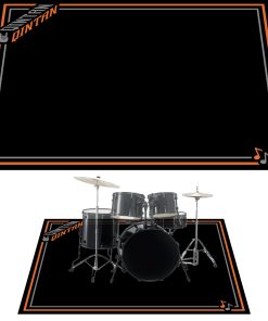 Tapete para Batería Qintan, Alfombrilla con Agarre