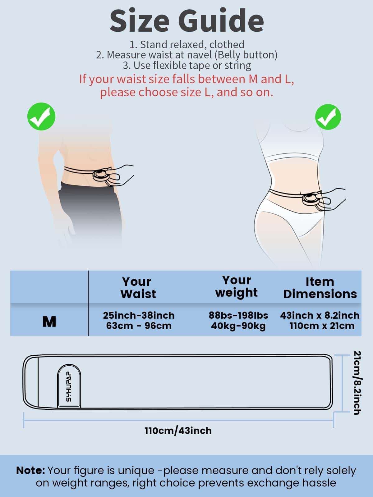 SYXUPAP Faja para la Cintura para Hombres y Mujeres | - Imagen 7