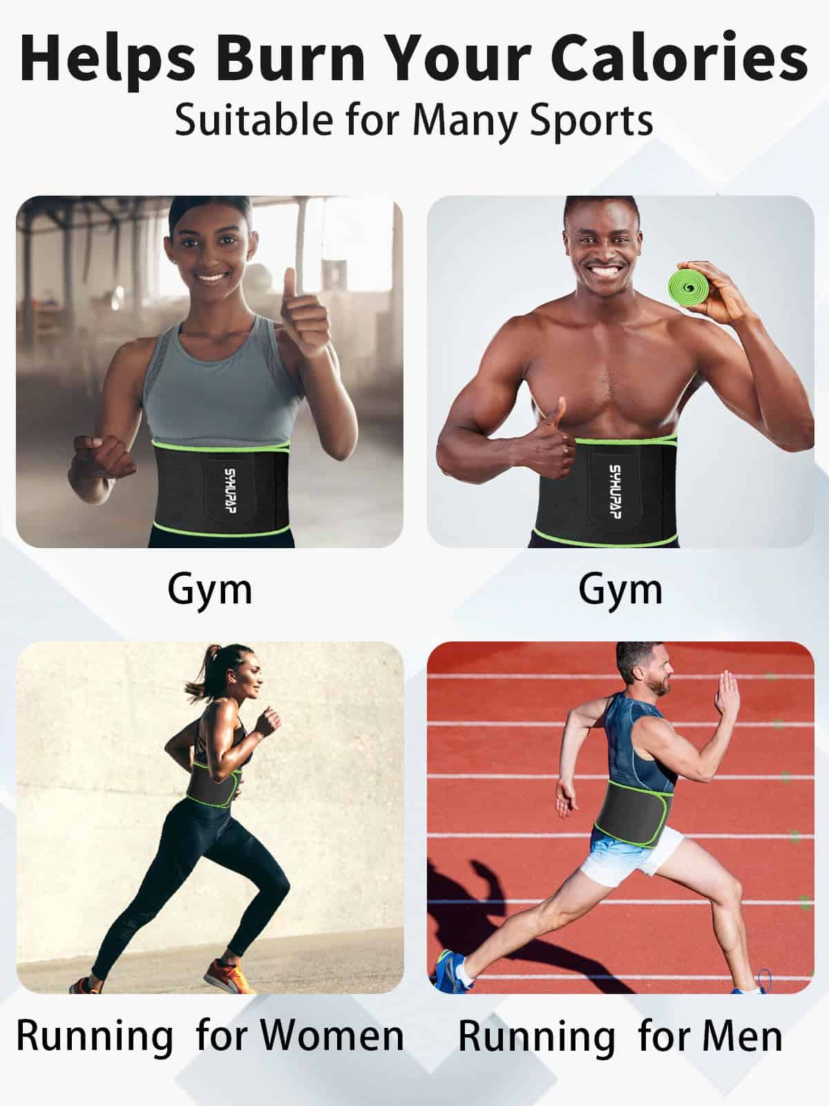 SYXUPAP Faja para la Cintura para Hombres y Mujeres | - Imagen 6