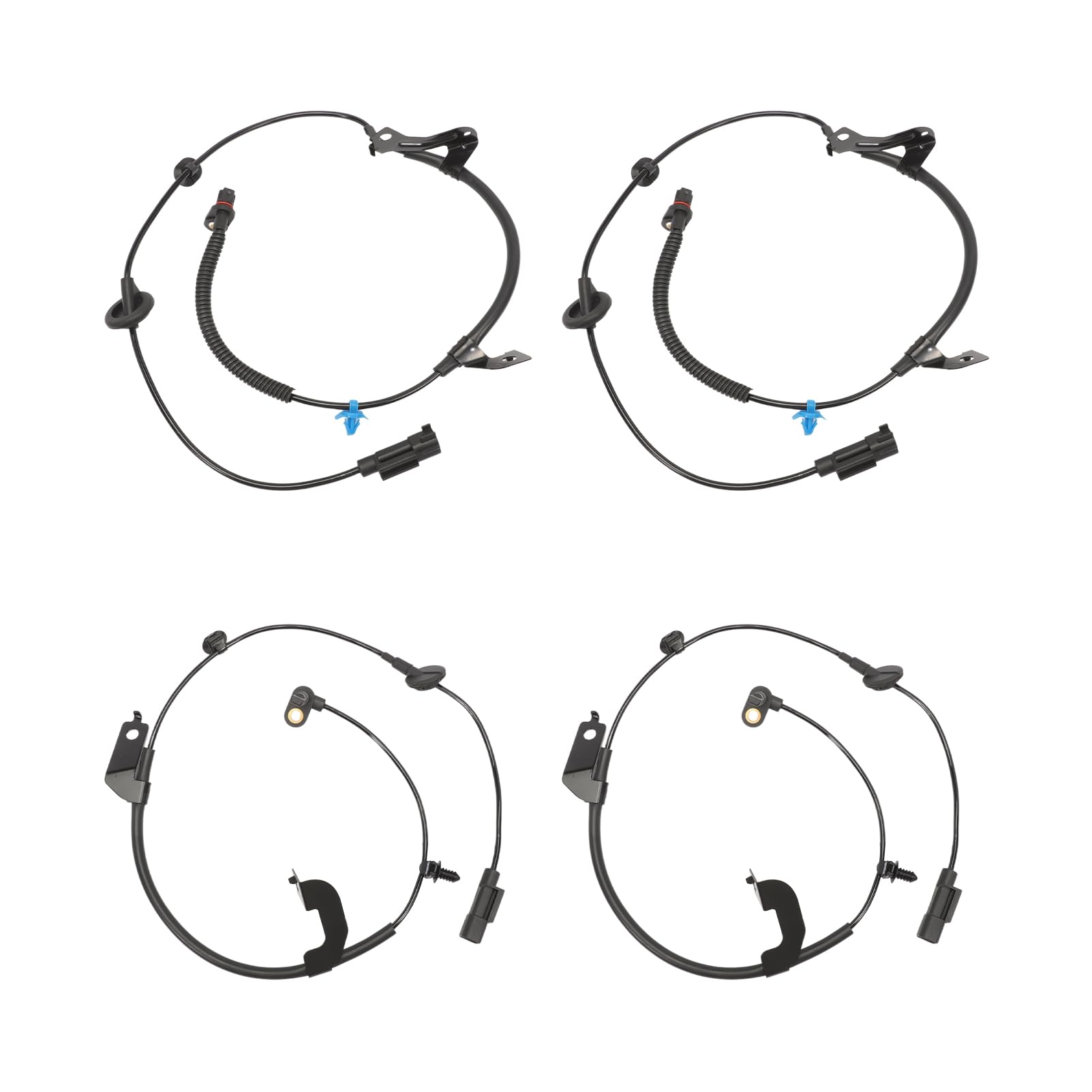 4 PCS Sensor de Velocidad de Rueda ABS Delantero Trasero - Imagen 6