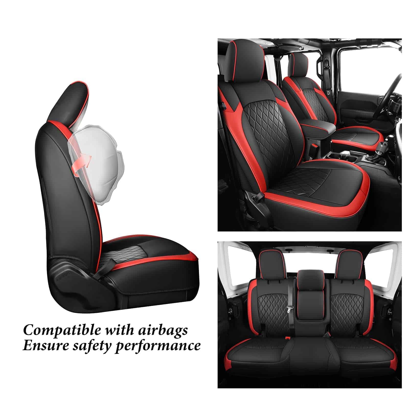 Cubiertas de asiento Coverado para Jeep Wrangler, Cubiertas - Imagen 5