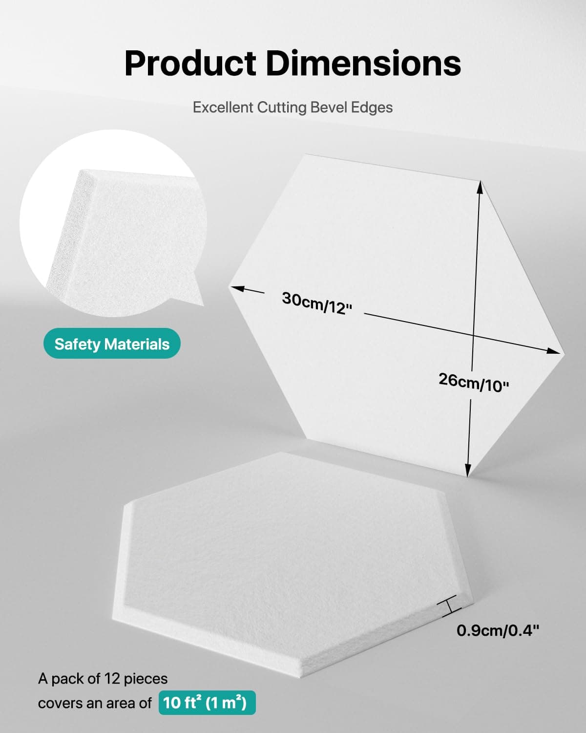 18 Pack Paneles Acústicos Hexagonales, Paneles Acústicos - Imagen 6