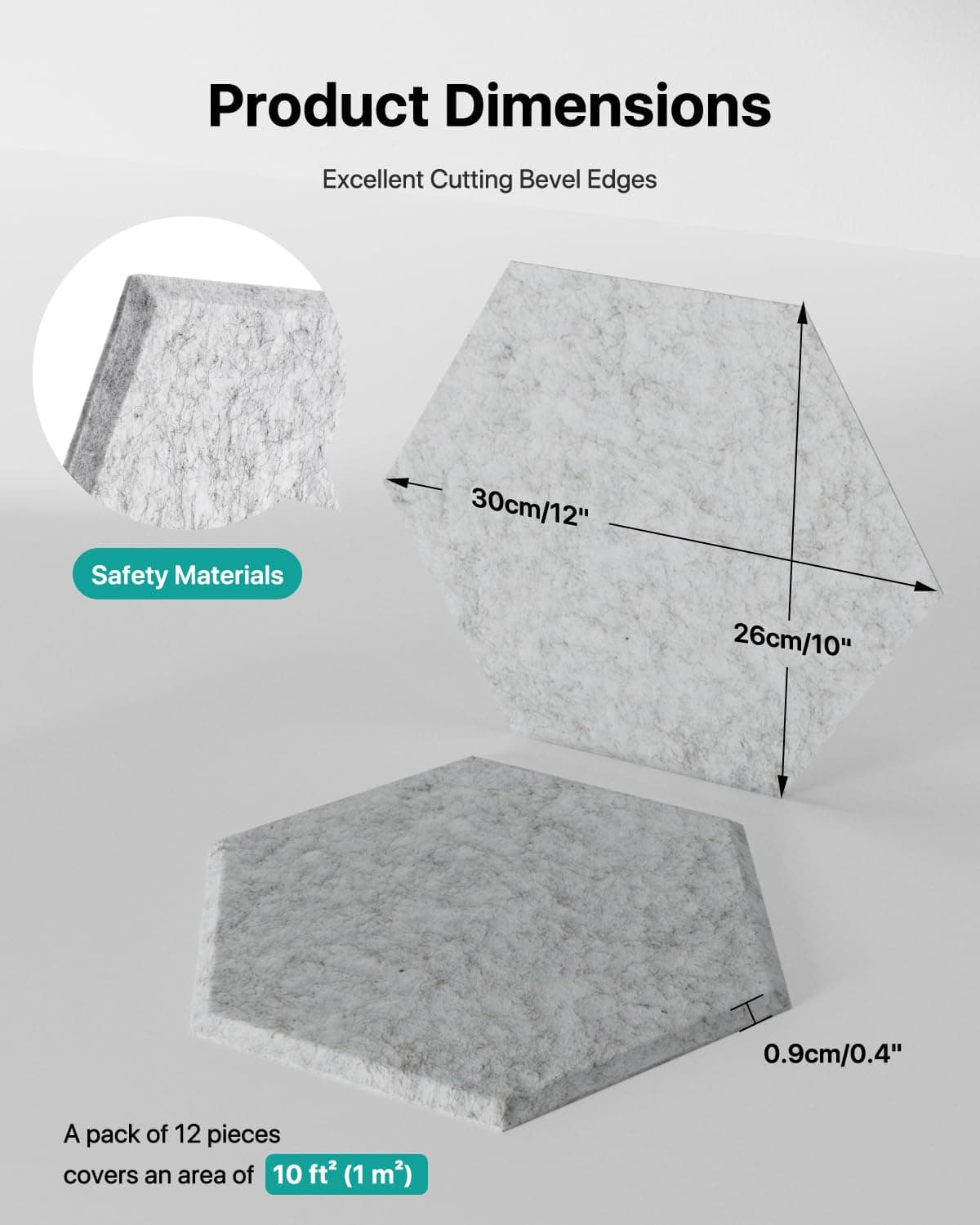 Paneles Acústicos Soundsbay, Pack de 18 Paneles Hexagonales - Imagen 6