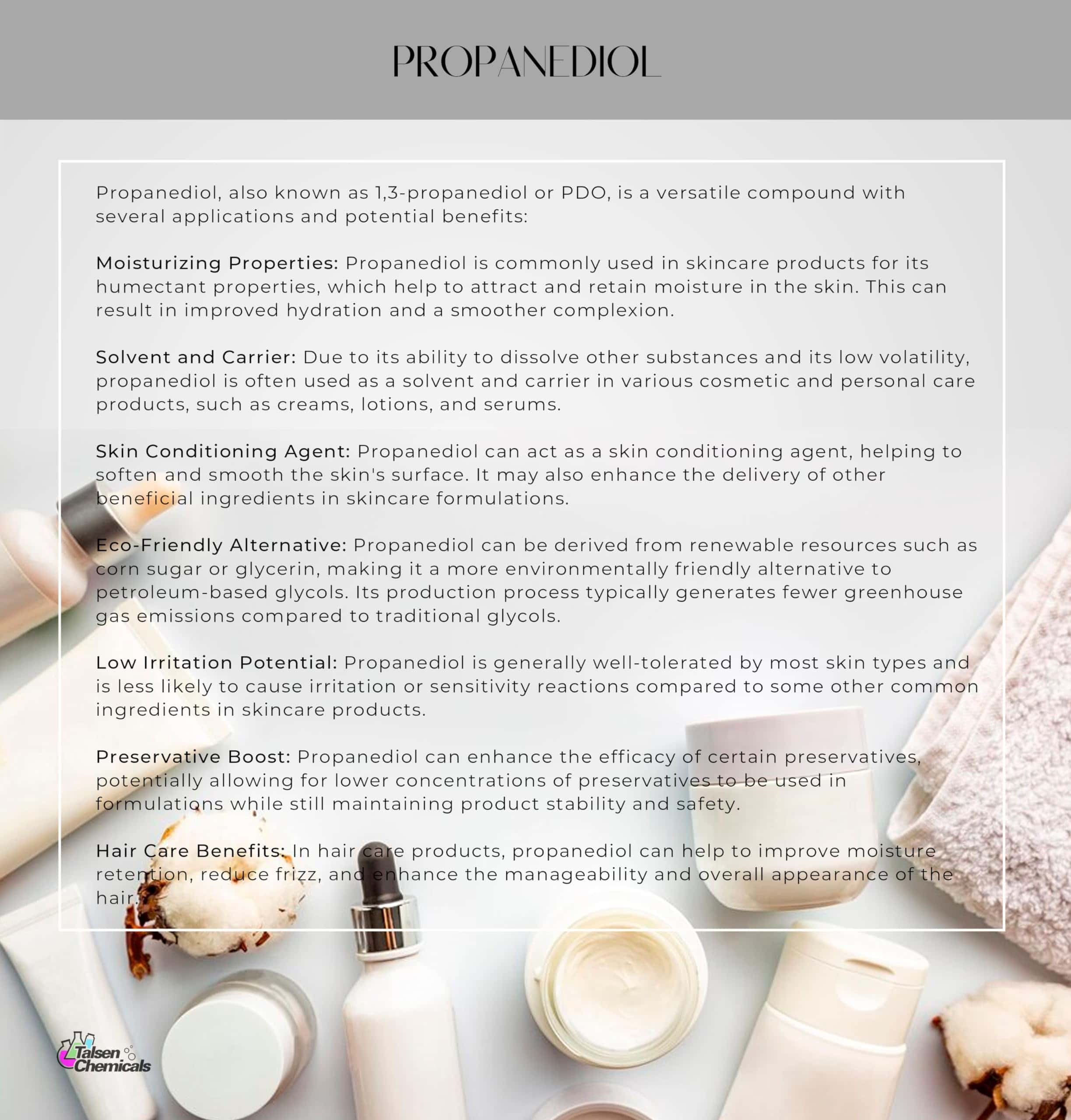 Propanediol PDO Líquido 1,3 (1000 mL / 33.81 Onzas) Grado - Imagen 3