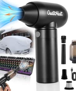 Soplador de Hojas Portátil Inalámbrico Limpiador de Polvo