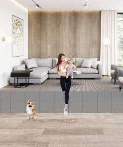 Puertas para Bebés Retráctiles Extra Altas de 24" x 120" de