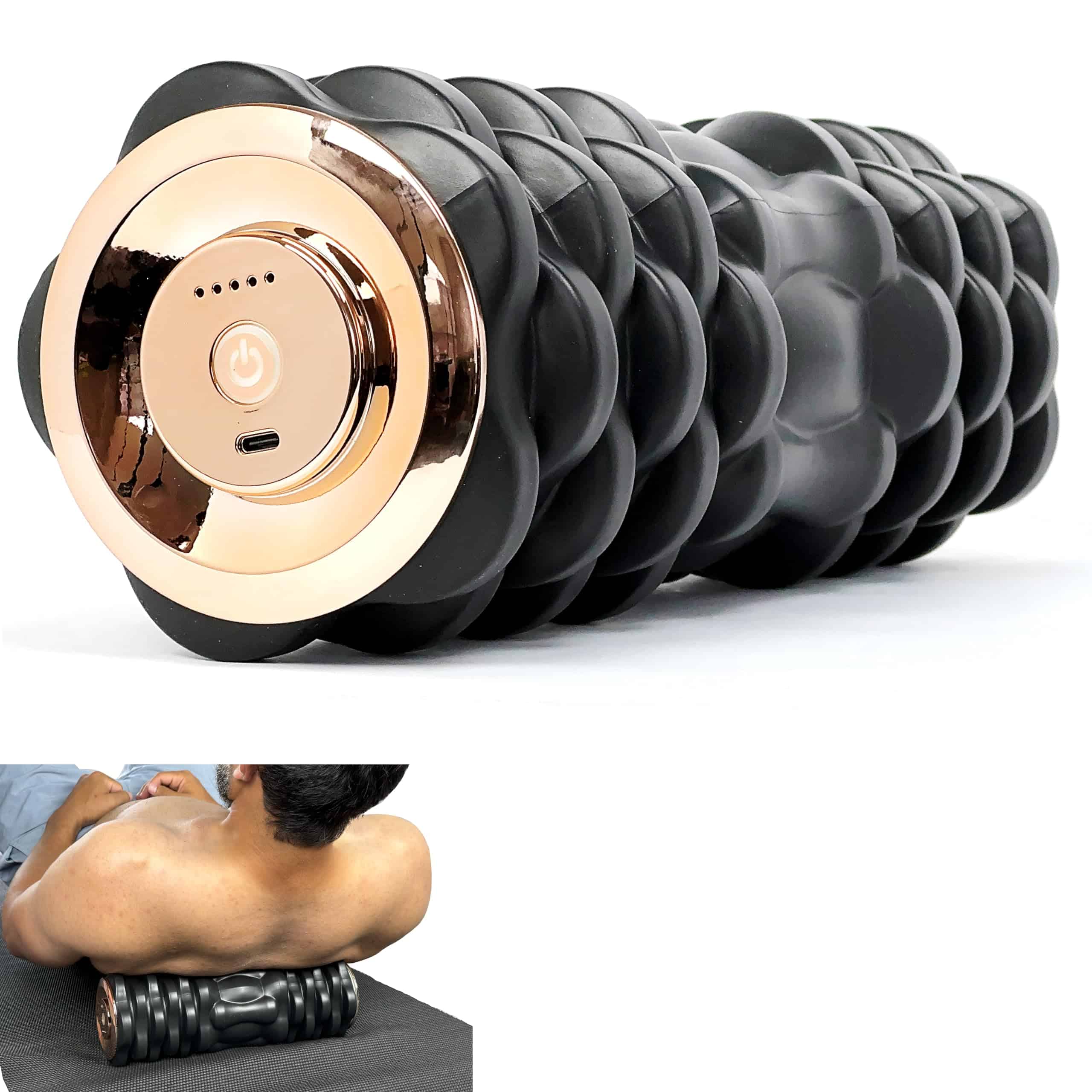 Rodillo de Masaje de Espuma Vibratorio Fitster � Rodillo de