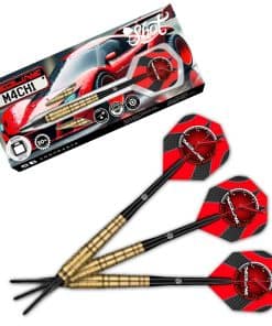 Set de dardos profesionales Shot! Darts Redline M4CH1 de