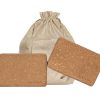 Juego de Bloques de Yoga de Corcho - Absorbente de Peso,
